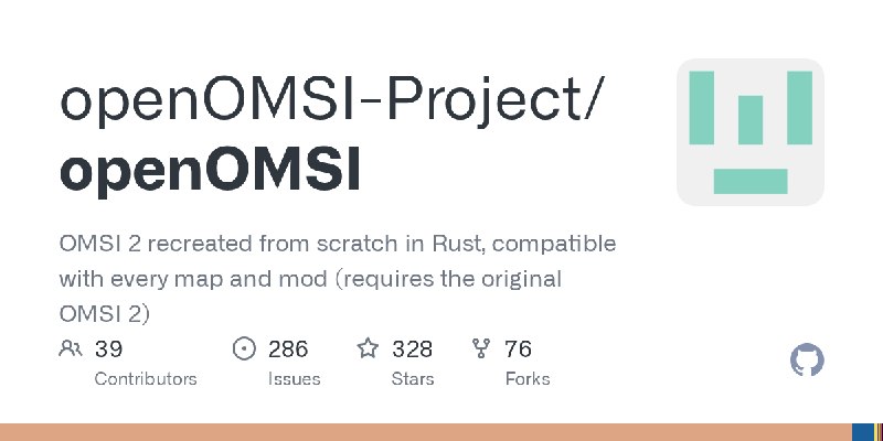 GitHub - openOMSI-Project/openOMSI: OMSI 2 recreated from scratch in Rust, compatible with every map and mod (requires the original…