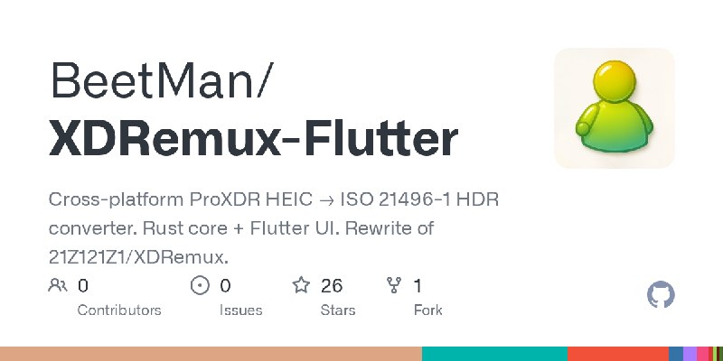 XDRemux-Flutter/docs/README.md at main · BeetMan/XDRemux-Flutter