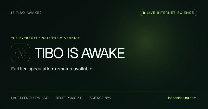 Is Tibo Sleeping? — Unofficial Codex Human Uptime Monitor