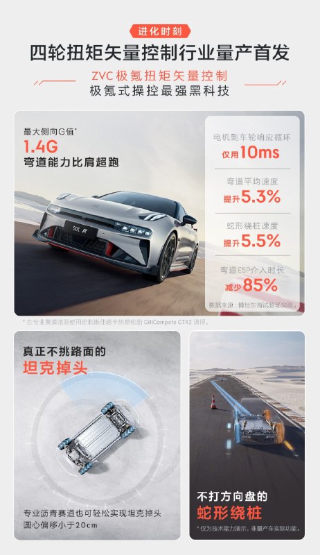 极氪 001 FR 发布了价格以外的信息