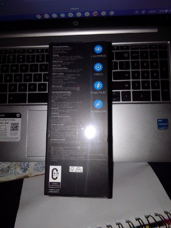 GPX2 包装盒背面的信息：Hero 2 传感器DPI 32000 40G 500 IPSLightforce 光微动（同 G502 X 系列？）2000Hz 回报率60g 重量GPX2 包装盒背面的信息：Hero 2 传感器DPI 32000 40G 500 IPSLightforce 光微动（同 G502 X 系列？）2000Hz 回报率60g 重量