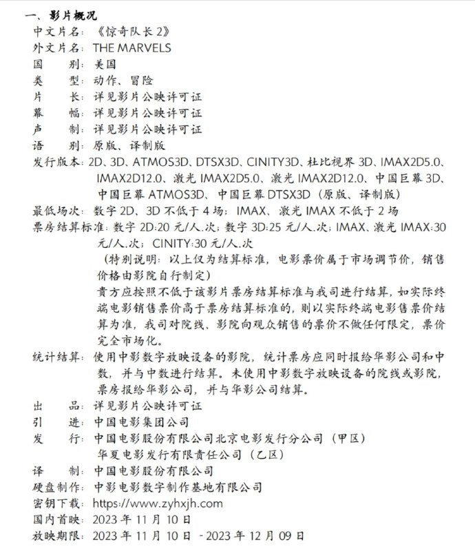 惊队 2 发行版本：2D/IMAX 2D 5.0/IMAX 2D 12.0/激光 IMAX 2D 5.0/激光 IMAX 2D 12.03D/Atmos 3D/DTS:X 3D/Cinity 3D/杜比视界 3D/中国巨幕 3D也就是普通厅有 2D 3D（全景声和 DTS:X 拷贝只有 3D），IMAX 只发 2D，杜比影院和双 C 只有 3D这次杜比影院价格按照普通 3D 的 25 结算的，因为我买的万达 W+ 优惠价是 28 而不是 33（