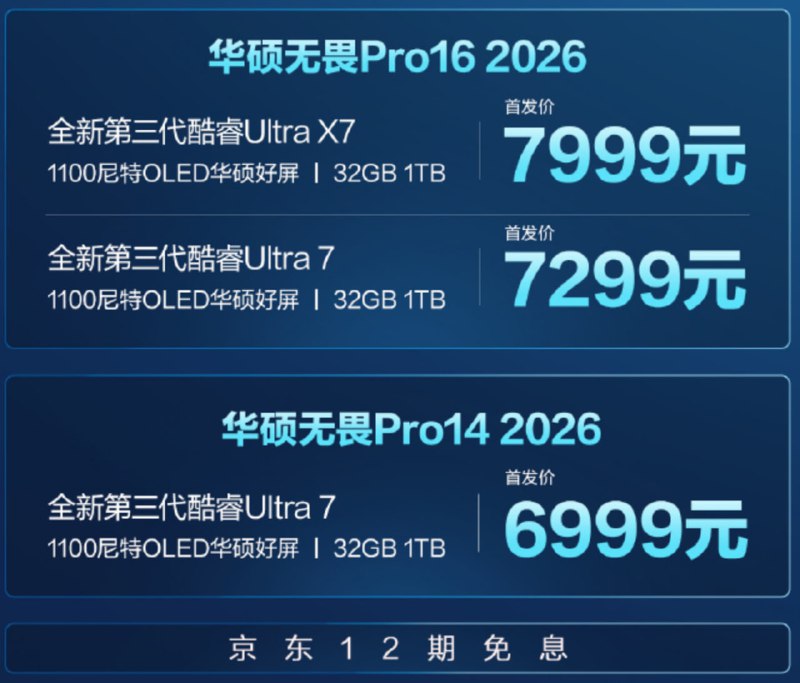 华硕亿道版也是 7999