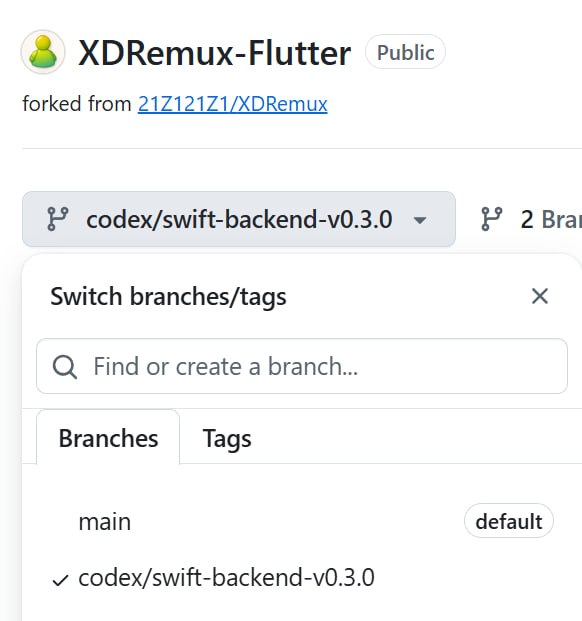 XDRemux-Flutter 的船新版本锐意开发中......先在 macOS 上把 21 老师原本的功能接了，再看看后续怎么办吧