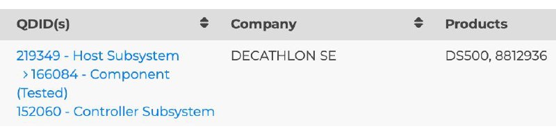 有趣的发现，迪卡侬 DS500 TWS 使用 BES2500Z 方案迪卡侬 Domyos Fitness Treadmill RUN700 跑步机直接用的是 ESP32 哈哈有趣的发现，迪卡侬 DS500 TWS 使用 BES2500Z 方案迪卡侬 Domyos Fitness Treadmill RUN700 跑步机直接用的是 ESP32 哈哈