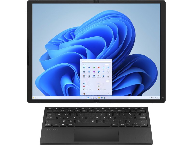 本来想查查别的电脑，结果突然发现 dy 发了折叠屏笔记本 HP Spectre Foldi7-1250U U9 处理器17" 1920x2560 500nits OLED 折叠屏，笔电形态屏幕尺寸 12.3"16GB LPDDR5 6400 + 1TB PCIe Gen4 SSE100W PD 充电 94.3Wh 电池双雷电 4 接口5MP Webcam with IR1.36kg(无键盘) 1.62kg(带键盘)8.38mm(展开) 21.33mm(折叠)包装内自带 MPP 2.0 手写笔包装内自带 C 口扩展坞定价 $4999.99