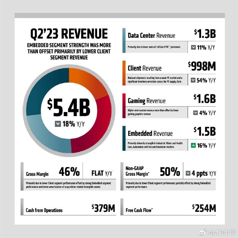 AMD Q2 Client YoY -54%