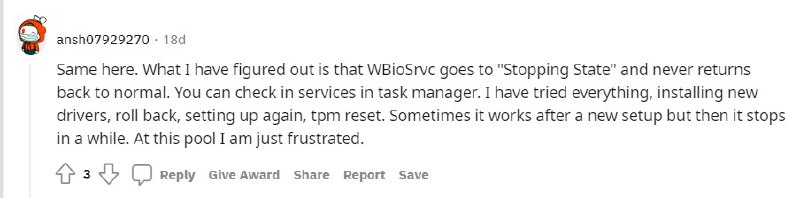 原来升级 Win11 炸掉指纹的不是我一个人：