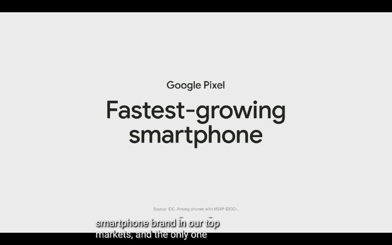 Google Pixel$300 以上增长最快的智能手机