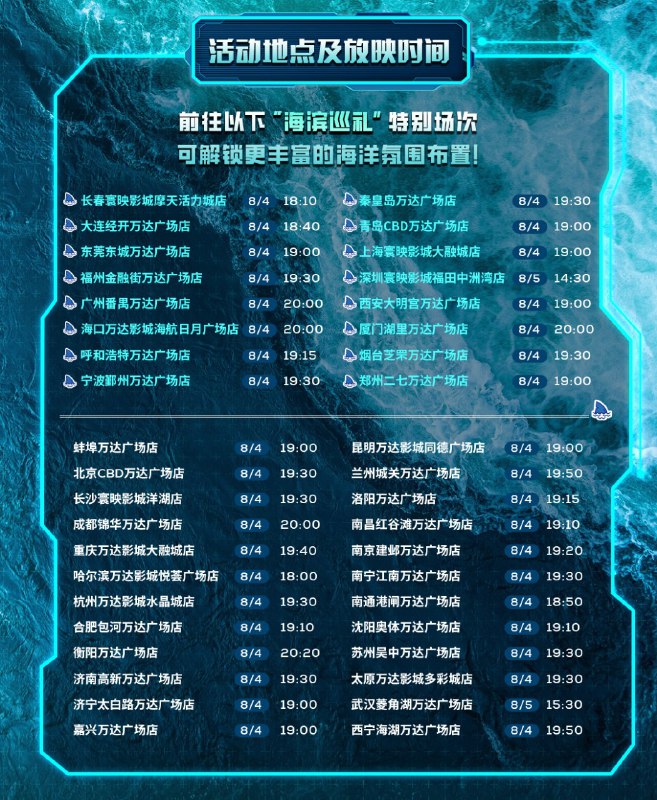 Meg 2 黑达 IMAX 活动场