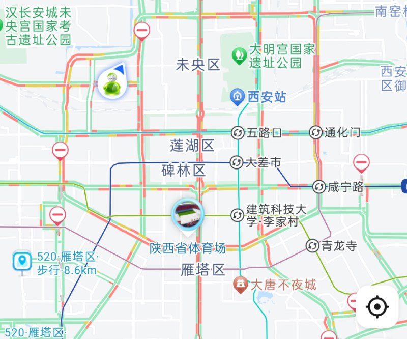 堵死了